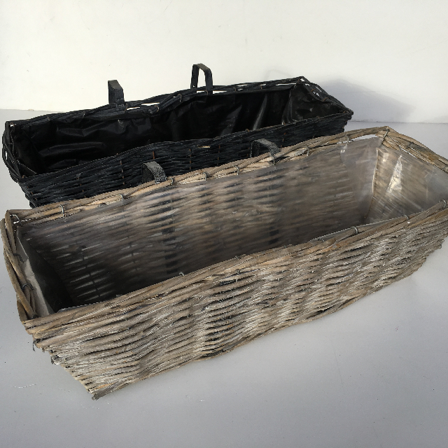 BASKET, Wicker Window Box